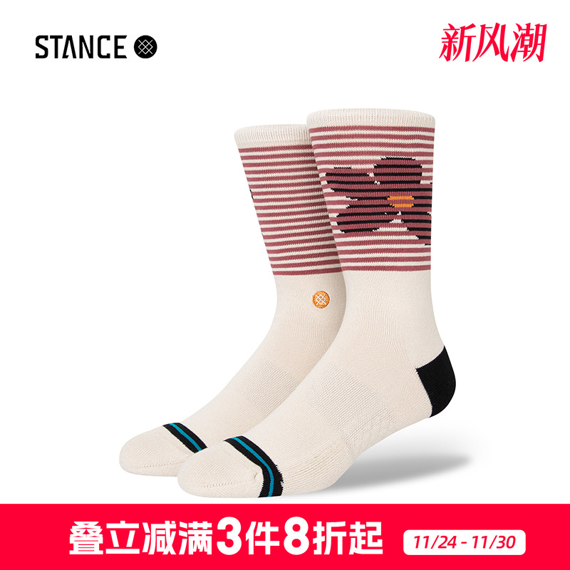 STANCE男女中筒袜春季新款休闲袜
