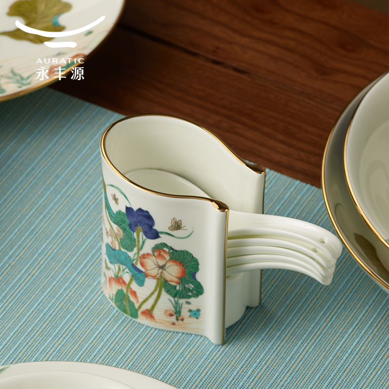 永丰源高档陶瓷幸福和鸣餐具配件