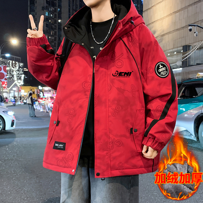 不起球不褪色不缩水加绒加厚外套