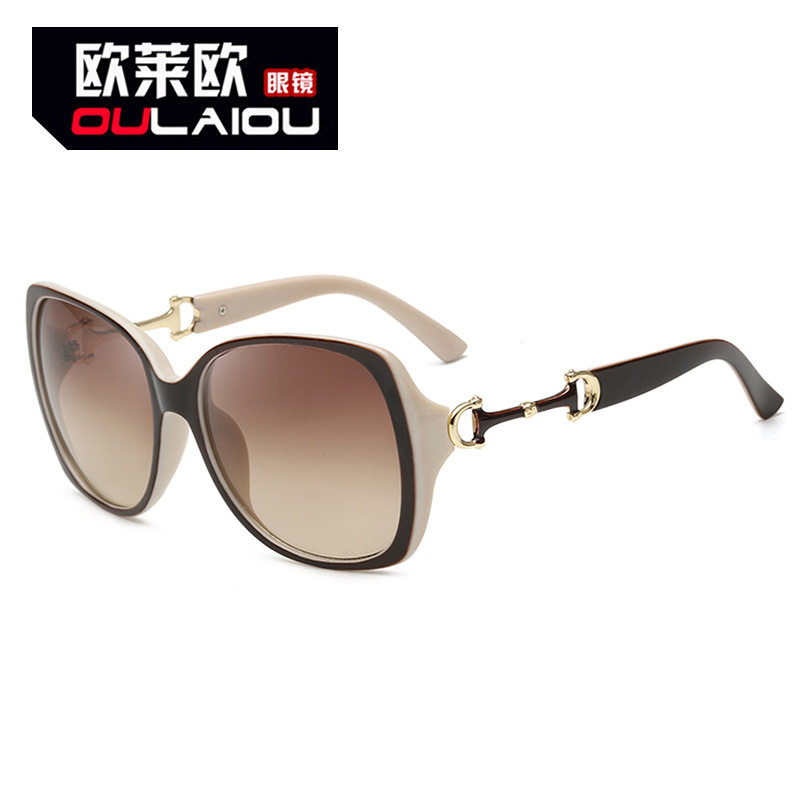 时尚潮人太阳镜女士方形大框牌墨镜潮流跨境防紫外线眼镜现货