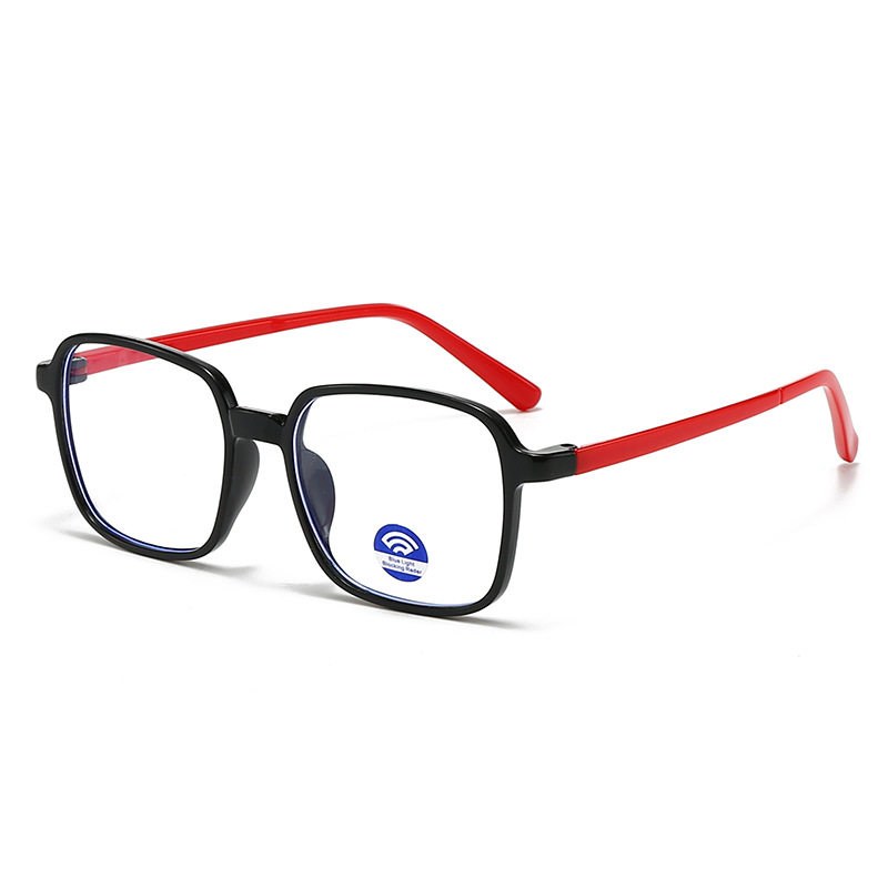 日韩时尚糖果色方框可爱甜美风防蓝光眼镜儿童男女近视眼镜架