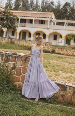 泰国潮牌 pleased 亚麻吊带连衣裙