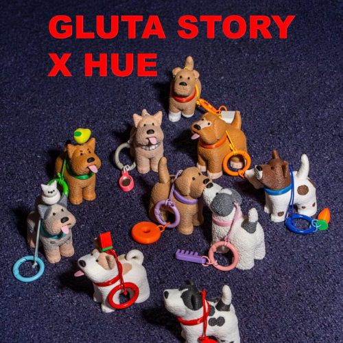gluta x hue 狗狗挂件盲盒
