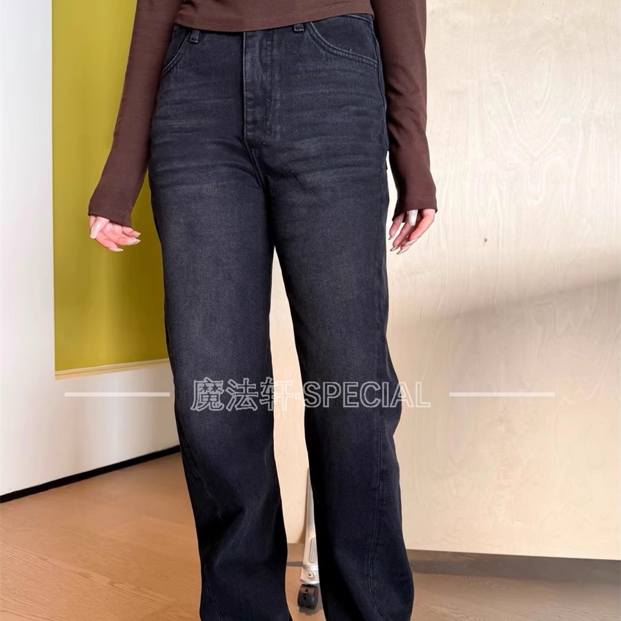 窄版牛仔裤女款2025春季新款