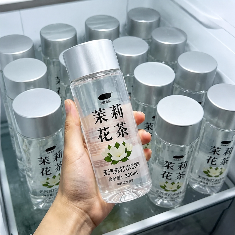 茉莉花茶味无汽苏打水饮料整箱330ml*12瓶0糖0脂0卡特价饮用水