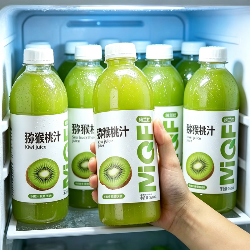【360ml*24瓶】整箱猕猴桃汁新日期0脂0卡清爽可口解渴果汁饮料