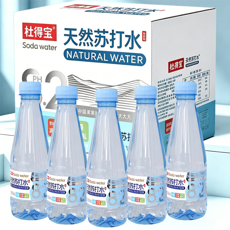 苏打水365ml*12/24瓶弱碱性0添加剂0糖0卡0脂健康饮用水整箱特价