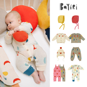 AW25新款 婴幼儿童连体衣背带裤 加厚保暖针织开衫 Bayiri 裤 帽男女