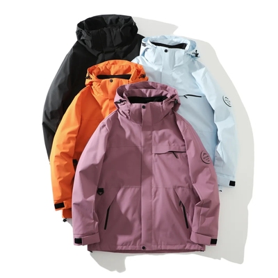 滑雪登山防风防水男女连帽外套
