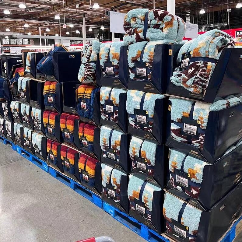 毛毯羊羔绒北极绒床上毯子