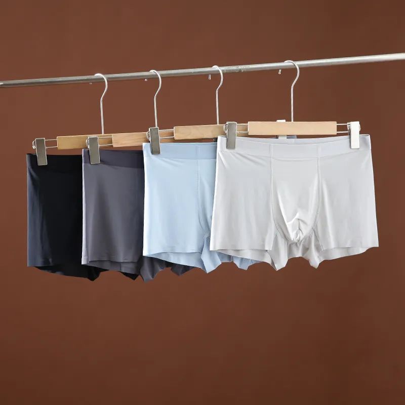 蜂巢透气舒适冰丝平角裤四角裤