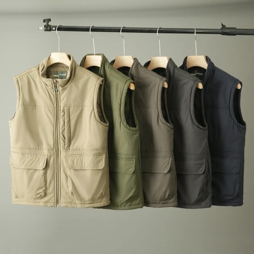 马甲男工装户外坎肩休闲保暖背心