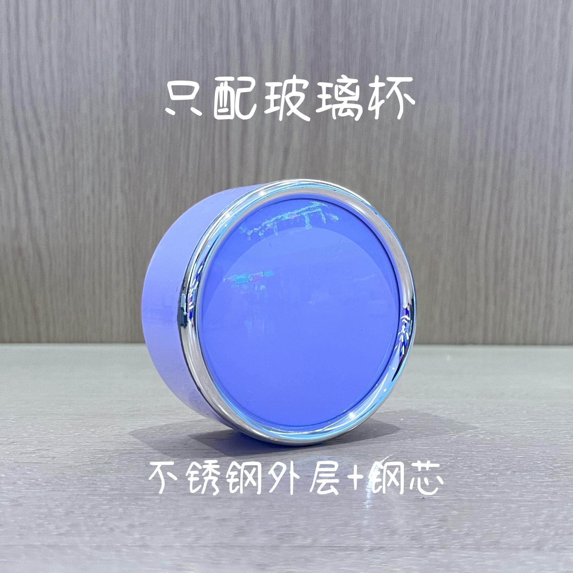 单卖双层玻璃杯防漏杯盖