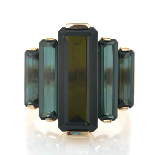 YI COLLECTION 珠宝 18K 碧玺风琴节奏至尊戒指