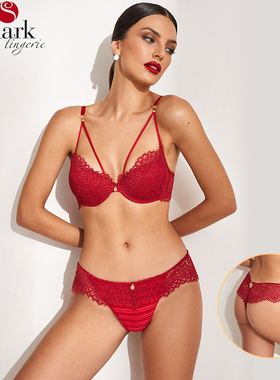 SELMARK欧洲进口蕾丝中腰性感丁字型内裤圣诞情人节送礼推荐90806