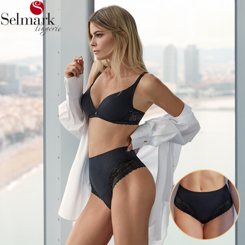 selmark欧洲蕾丝美臀内裤女
