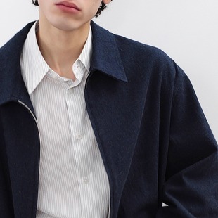 意大利亚麻丹宁休闲夹克 HUNTINGOLD 1533