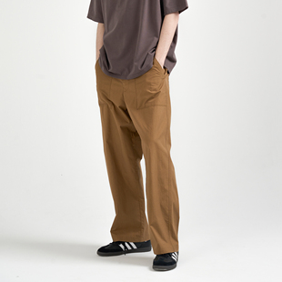 「超值精选」1533美式复古cleanfit简约休闲裤男女同款夏季直筒裤