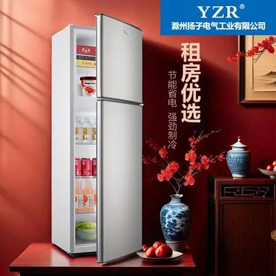 一级能效冰箱家用双门出租屋小户型大容量超薄三口之家一米三卧室