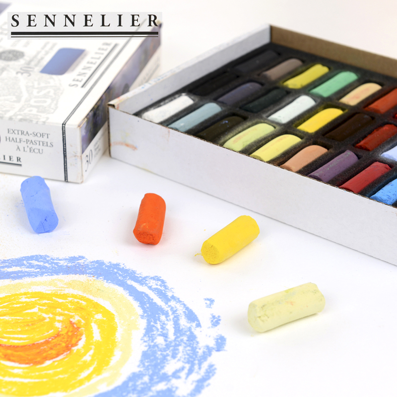 法国申内利尔色粉笔彩棒