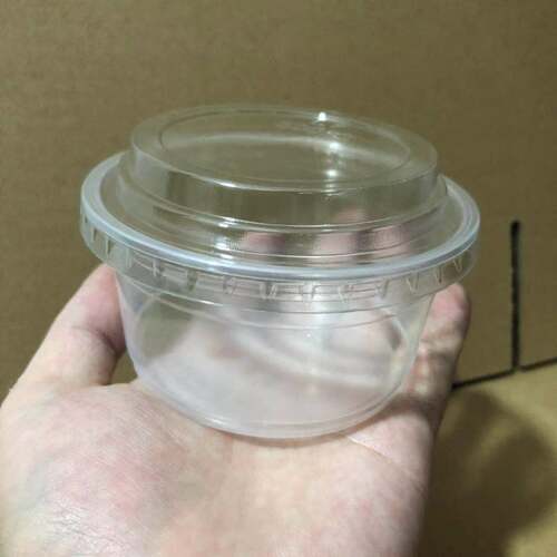 220毫升凸盖正版不粘盖港式盒水晶泥史莱姆起泡胶分装盒收纳pp盒