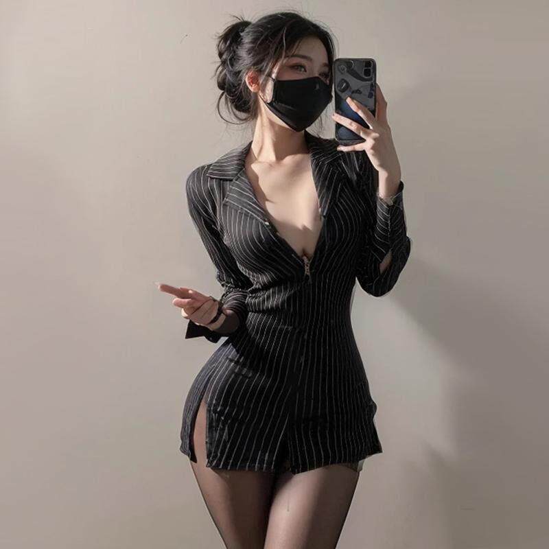 趣味约会战袍OL御姐性感