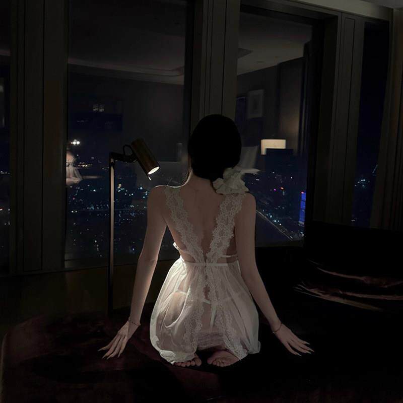 趣味约会战袍性感蕾丝纯