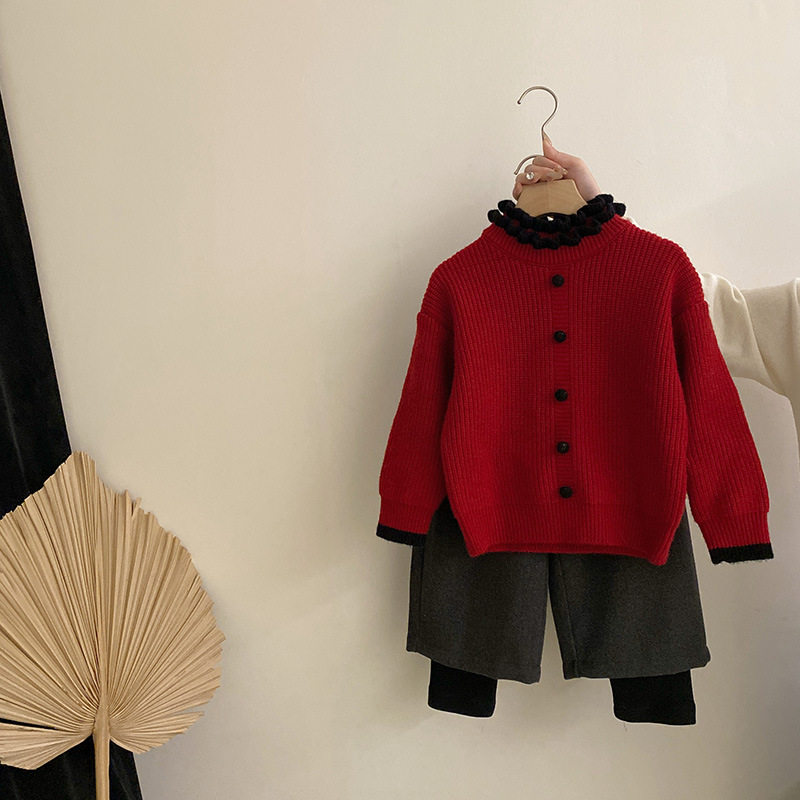 【安安家】女童开衫上衣秋冬新款针织毛衣洋气女中小童上衣R25660,童装/婴儿装/亲子装,毛衣/针织衫,淘宝优惠券,粉丝福利购,淘宝优惠卷