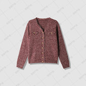 花纱小香风V领流苏针织开衫 女 羊毛 山羊绒 高货宠粉价 浣熊绒