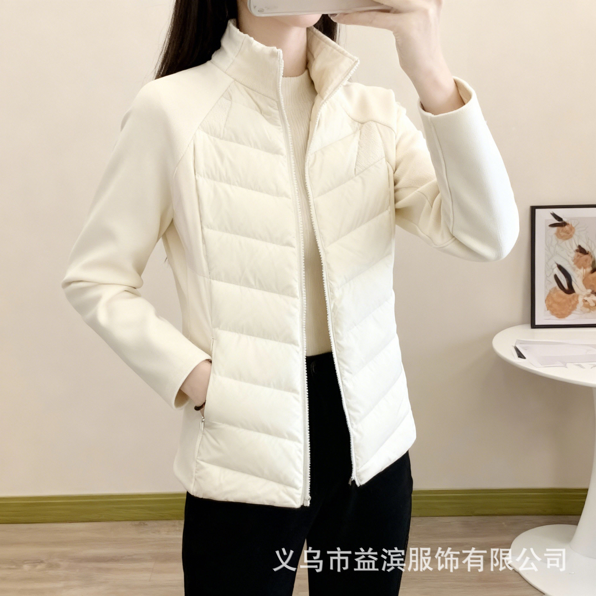 2025秋冬季拼接内胆石墨烯短款运动跑步外套立领轻薄舒适棉服女,女装/女士精品,棉衣/棉服,淘宝优惠券,粉丝福利购,淘宝优惠卷