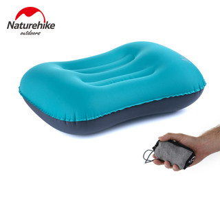 naturehike挪客户外充气枕头便携护颈靠枕按压u型折叠露营午睡