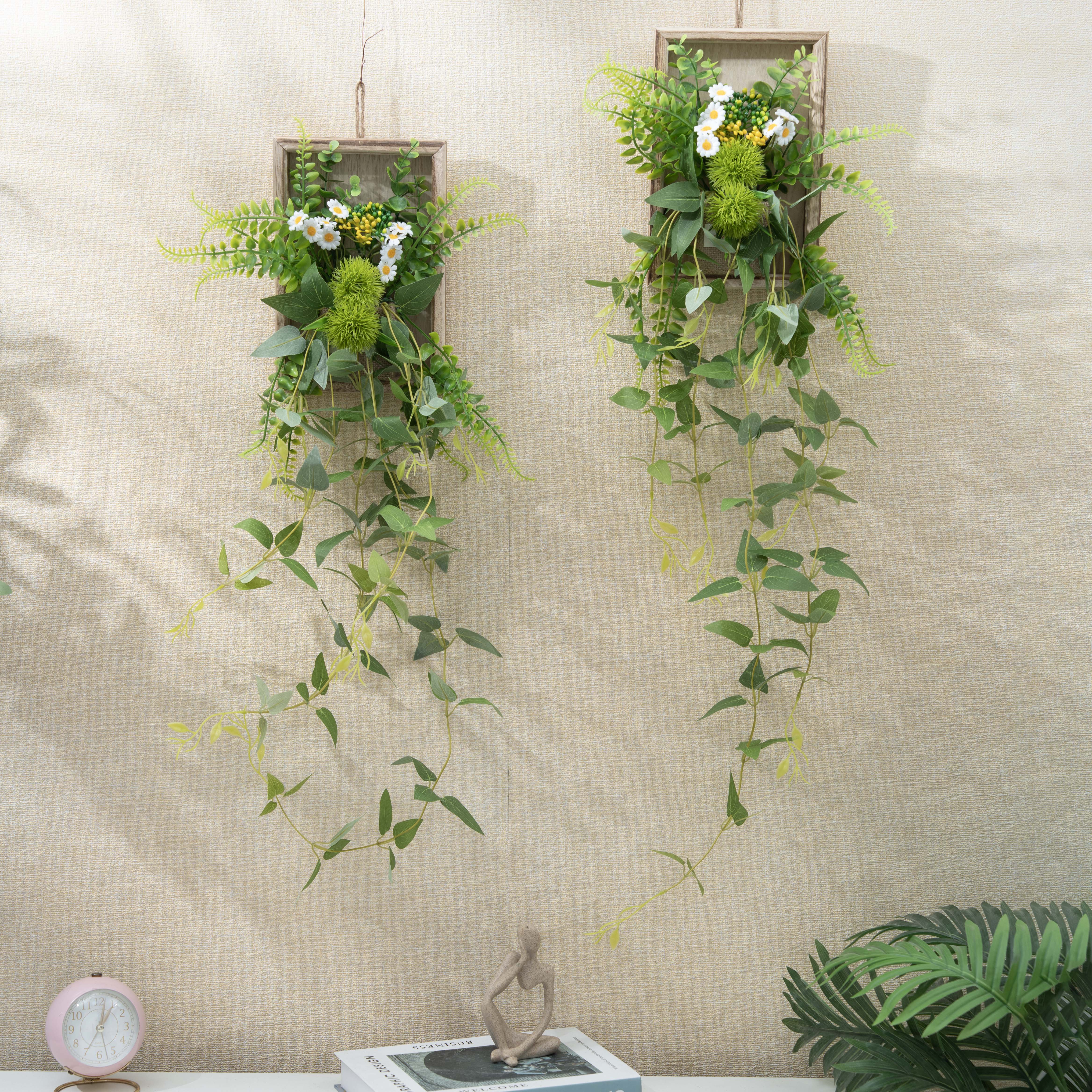 创意壁挂仿真植物墙面装饰挂件
