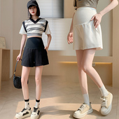 孕妇外穿短裤 新款 洗水棉牛仔阔腿裤 休闲宽松大码 3X时尚 裤 夏装