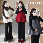 春秋款 孕妇秋装 现现 上衣 2025新款 洋气宽松秋季 子套装 时尚 裤