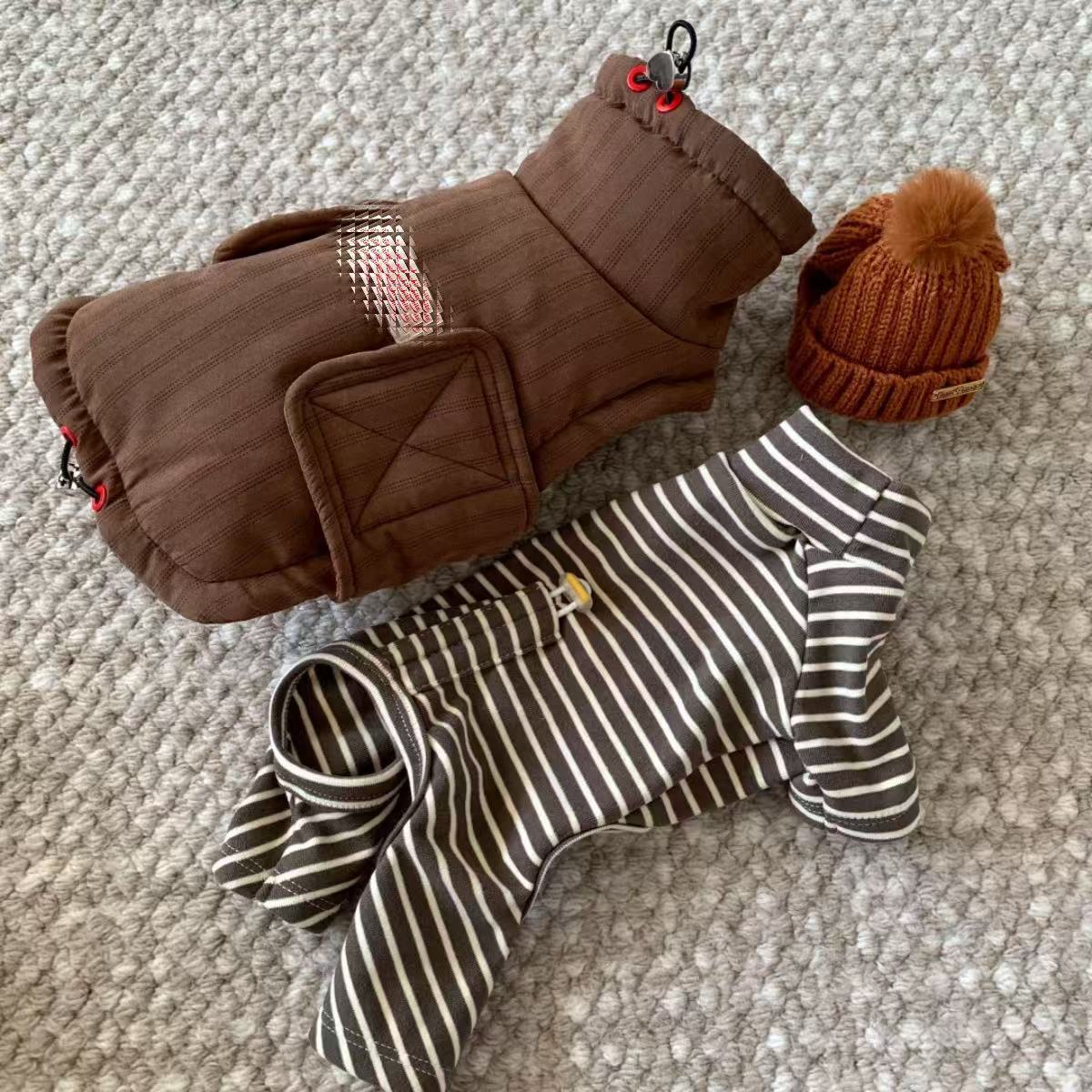 秋冬宠物背心加厚狗狗衣服泰迪冬装棉服马甲猫咪衣服