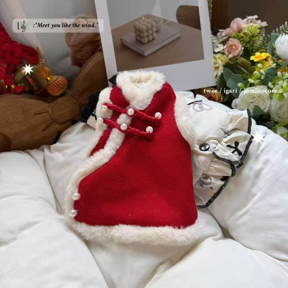 盘扣唐装小狗狗棉衣服厚新年喜庆秋冬装泰迪猫咪宠物冬天保暖冬季,宠物/宠物食品及用品,狗宠物服装/雨衣,淘宝优惠券,粉丝福利购,淘宝优惠卷