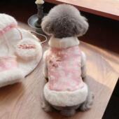 喜庆过年唐装 新年小狗狗衣服秋冬季 泰迪比熊小型犬宠物秋冬款