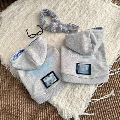 狗狗衣服宠物比熊秋冬休闲卫衣猫咪小型犬两脚衣泰迪博美幼犬