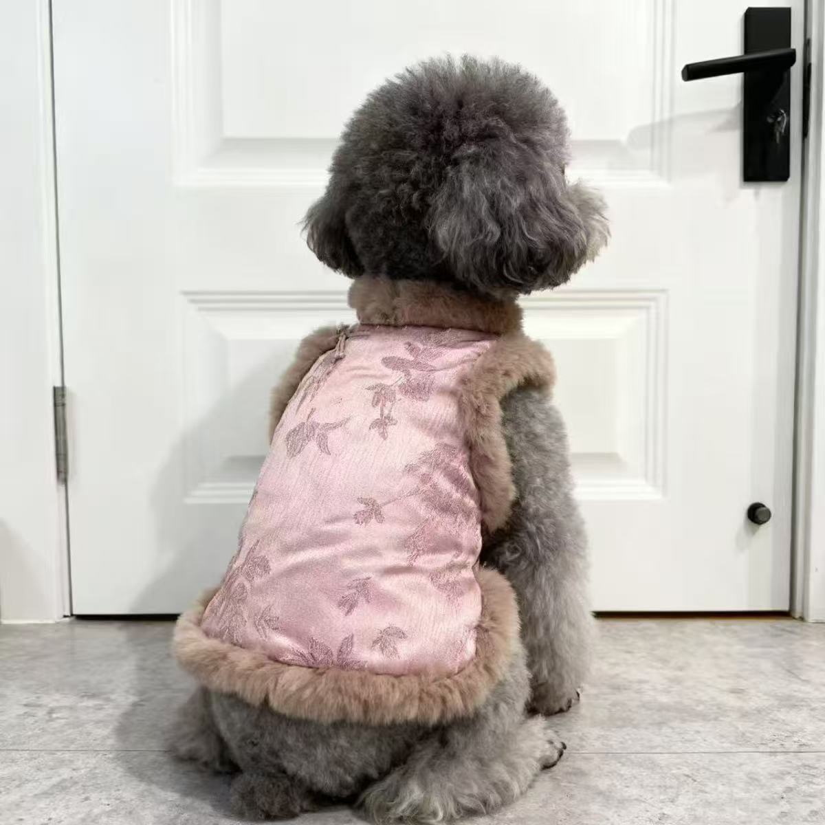 宠物秋冬新中式国风旗袍狗狗衣服猫咪宠物服饰雪瑞纳中小型犬猫咪