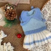 宠物狗狗猫咪秋冬保暖毛衣雪纳瑞泰迪博美西高地甜美毛衣