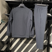 套装 上衣运动裤 AWDV501 运动卫衣男简约百搭套头衫 李宁2025秋新款