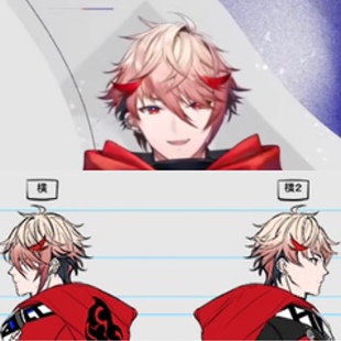 墨染青丝假发定制Vtuber虚拟偶像塞拉弗cos假发一件定做各种假毛