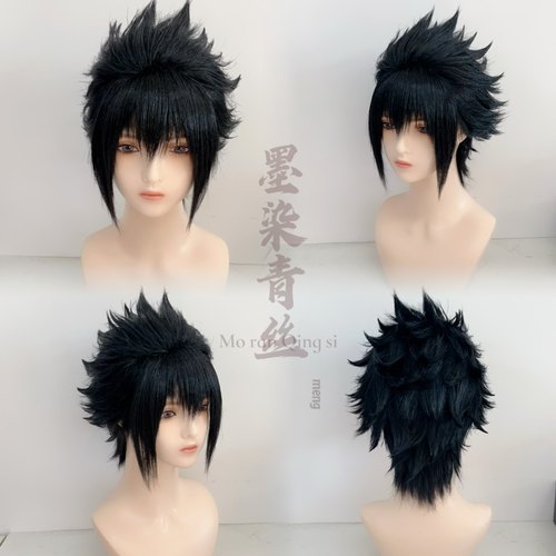 来图定制cos假发墨染青丝
