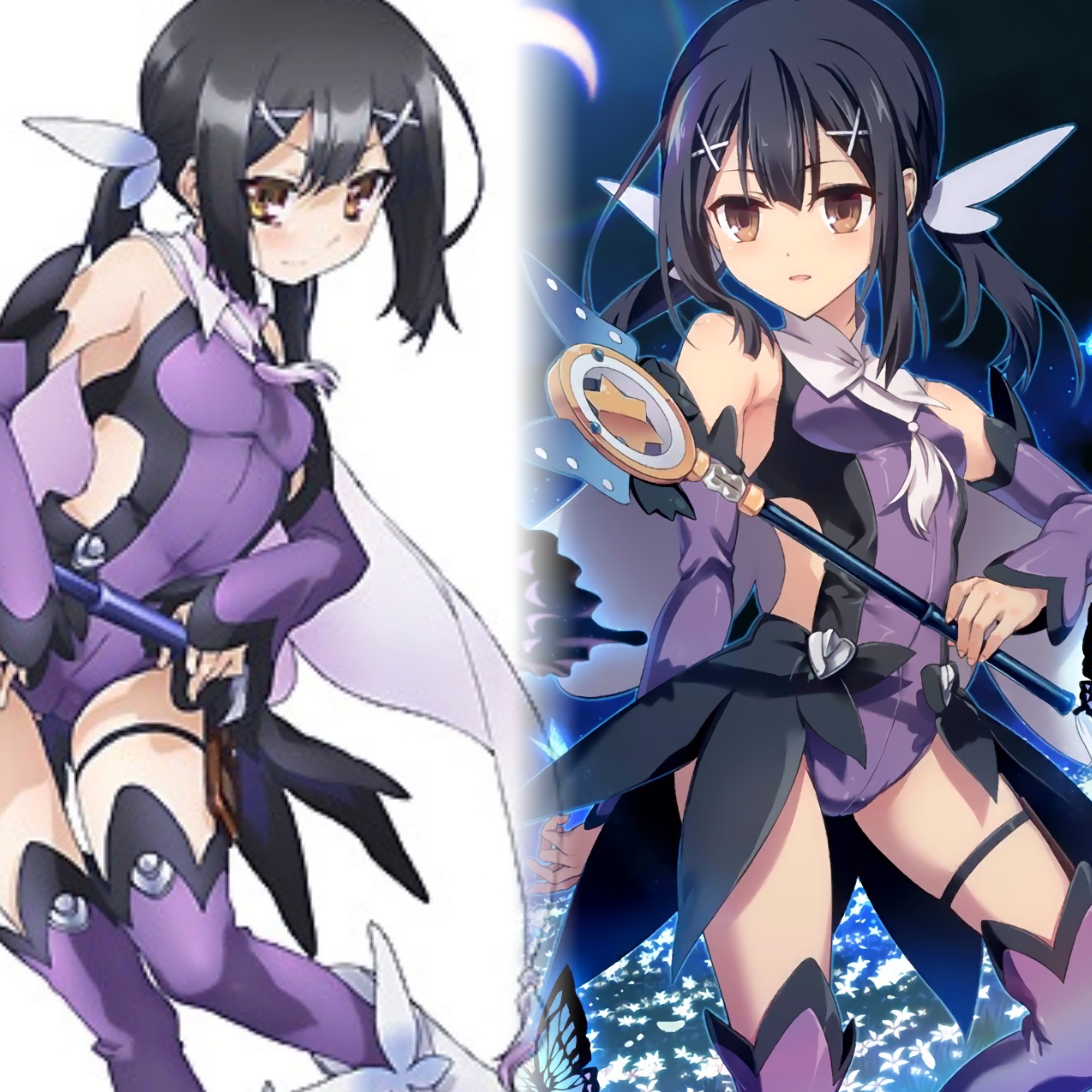 墨染青丝假发定制fate 魔法少女伊莉雅 美游cos假发来图定做假毛