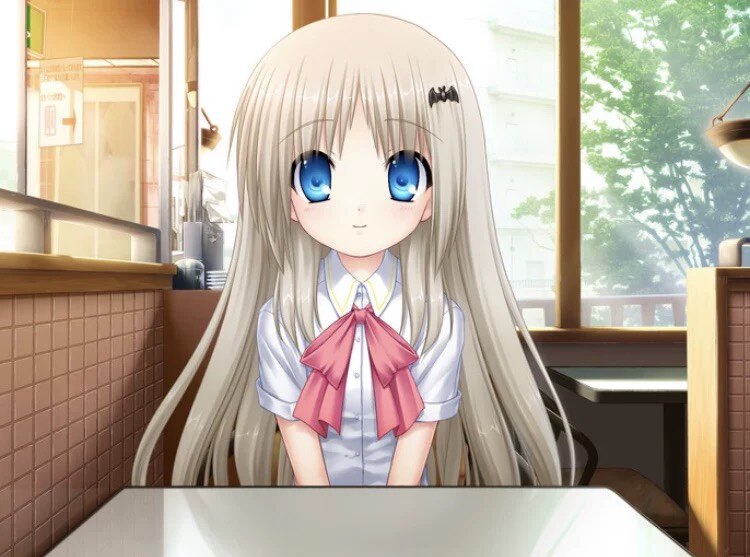 墨染青丝假发定制key社 little Busters 能美·库特莉亚芙卡假发