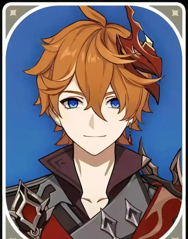 墨染青丝假发定制 原神 达达利亚cos假发来图定做各种人物假毛