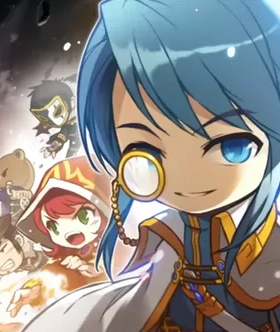 墨染青丝假发定制《冒险岛（MapleStory）》梅尔朗cos假发