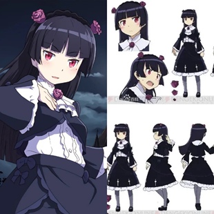 墨染青丝假发定制我的 妹妹哪有那么可爱  五更琉璃cos假发