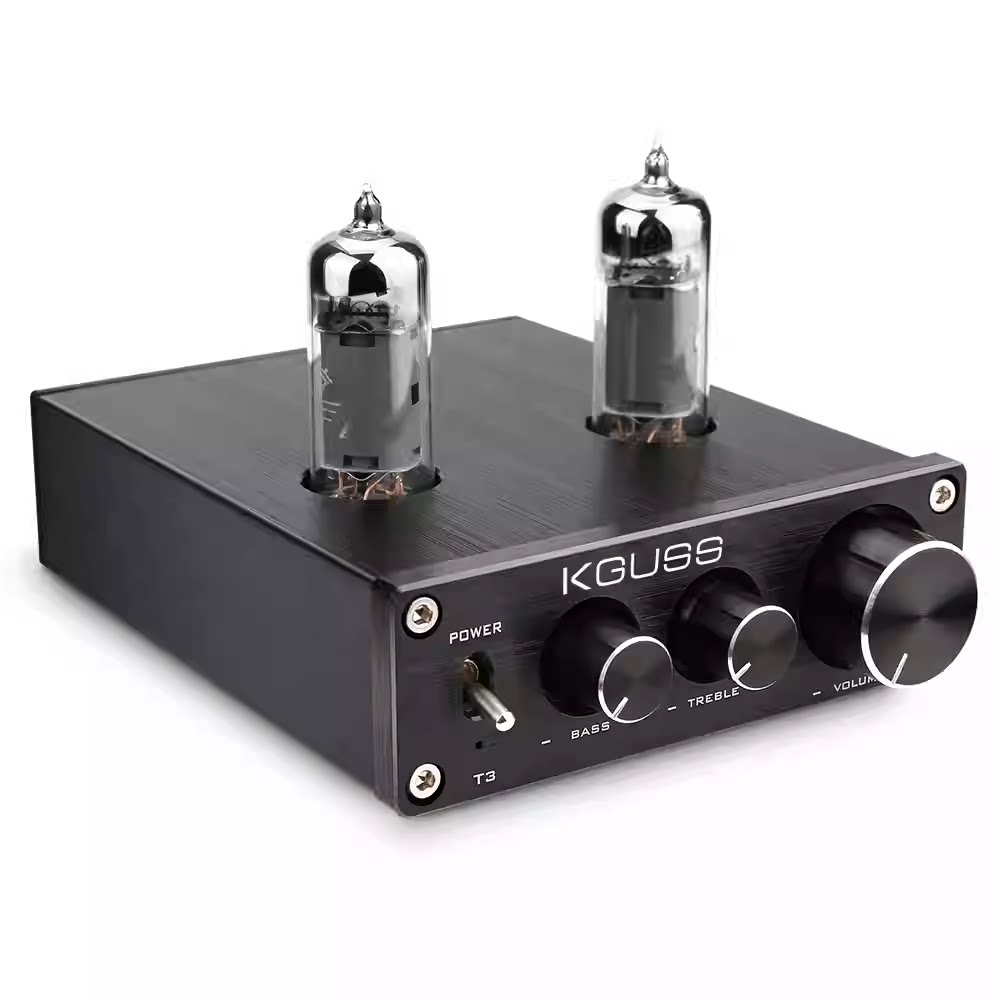 KGUSS T3电子管前级胆机HIFI发烧6K4可升级前置放大器GE5654W胆管