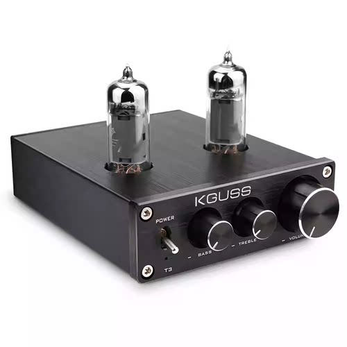 KGUSS T3电子管前级胆机HIFI发烧6K4可升级前置放大器GE5654W胆管